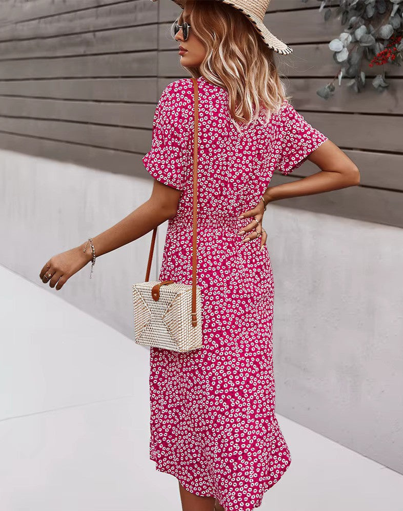 Luftige Maxi-Jurk mit Blumenprint und Bohemian Flair