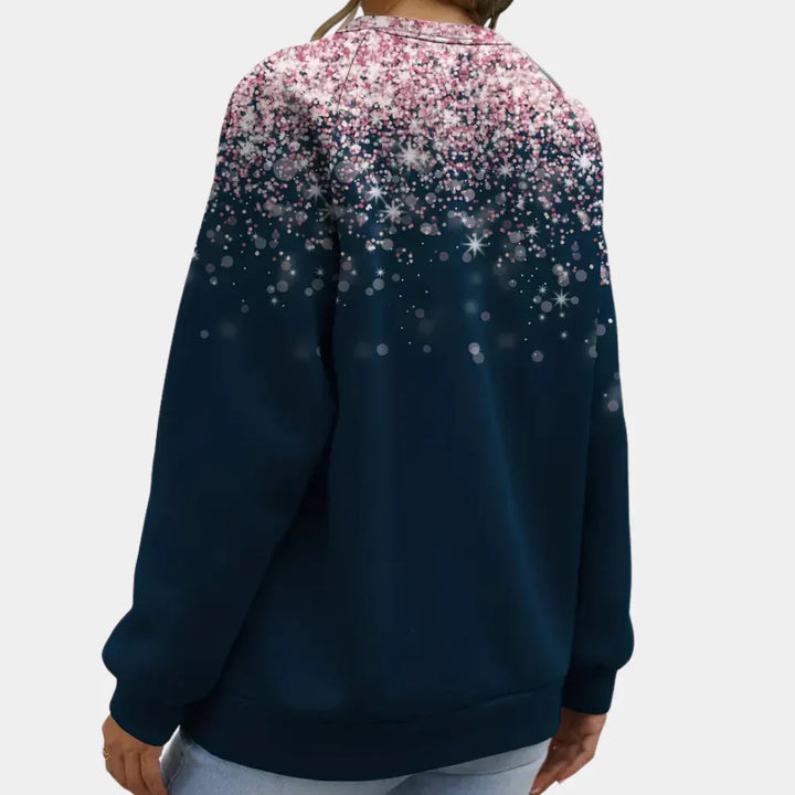Stylischer Schneeflockenpullover für Damen