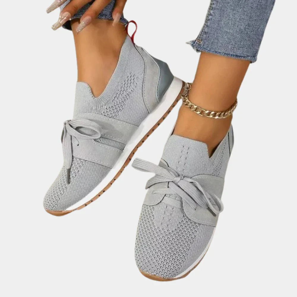 Damen-Sneaker mit atmungsaktivem Mesh und rutschfester Sohle