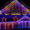 Magischer LED-Lichtervorhang