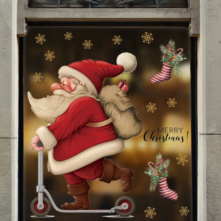 Fensteraufkleber – Weihnachtsausgabe