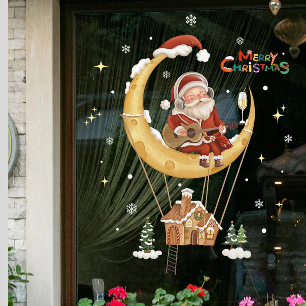 Fensteraufkleber – Weihnachtsausgabe