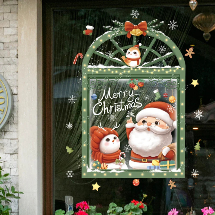 Fensteraufkleber – Weihnachtsausgabe