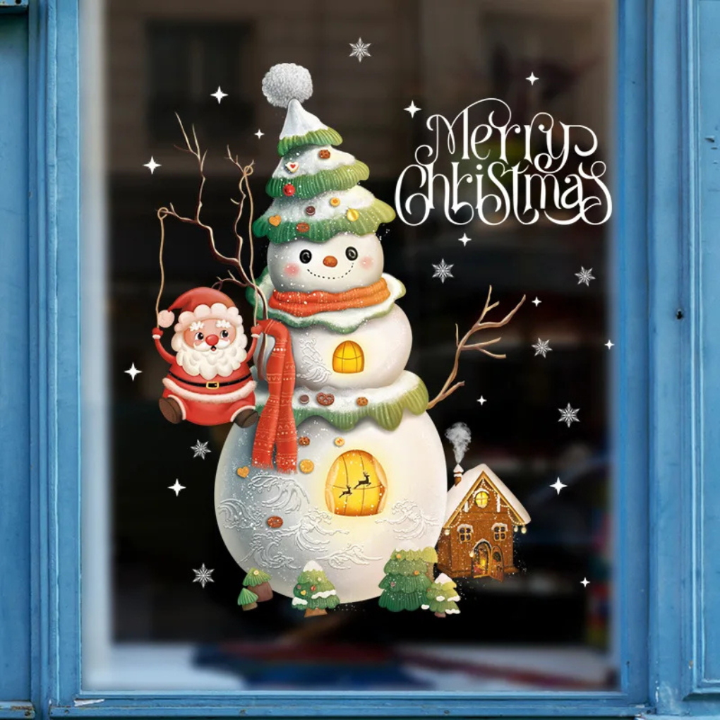 Fensteraufkleber – Weihnachtsausgabe