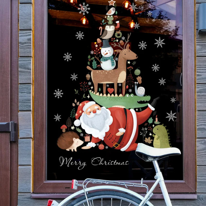 Fensteraufkleber – Weihnachtsausgabe