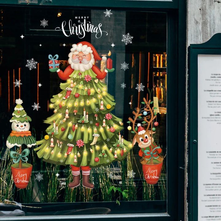 Fensteraufkleber – Weihnachtsausgabe
