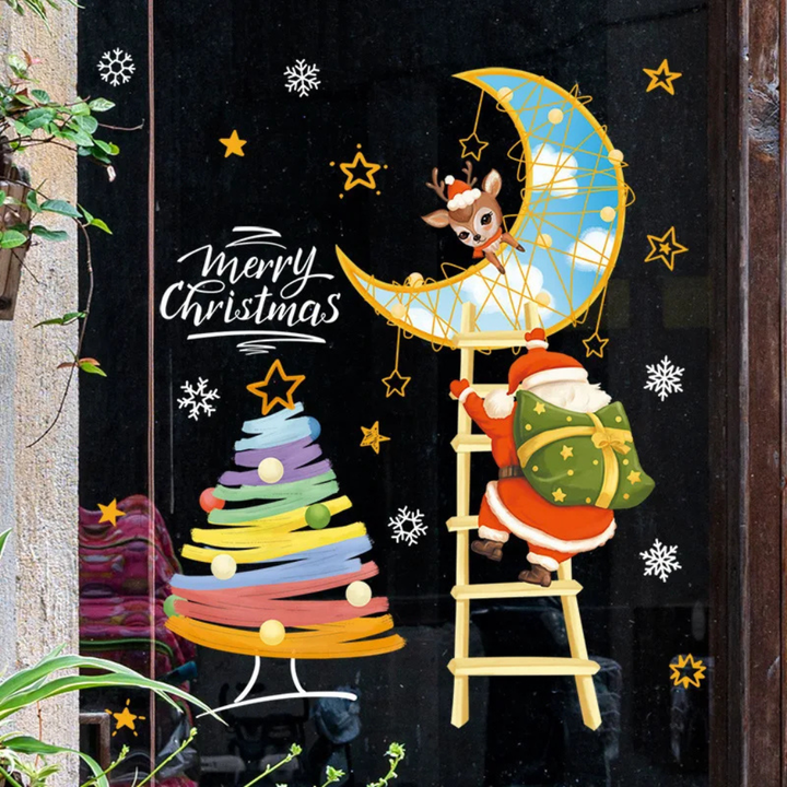 Fensteraufkleber – Weihnachtsausgabe