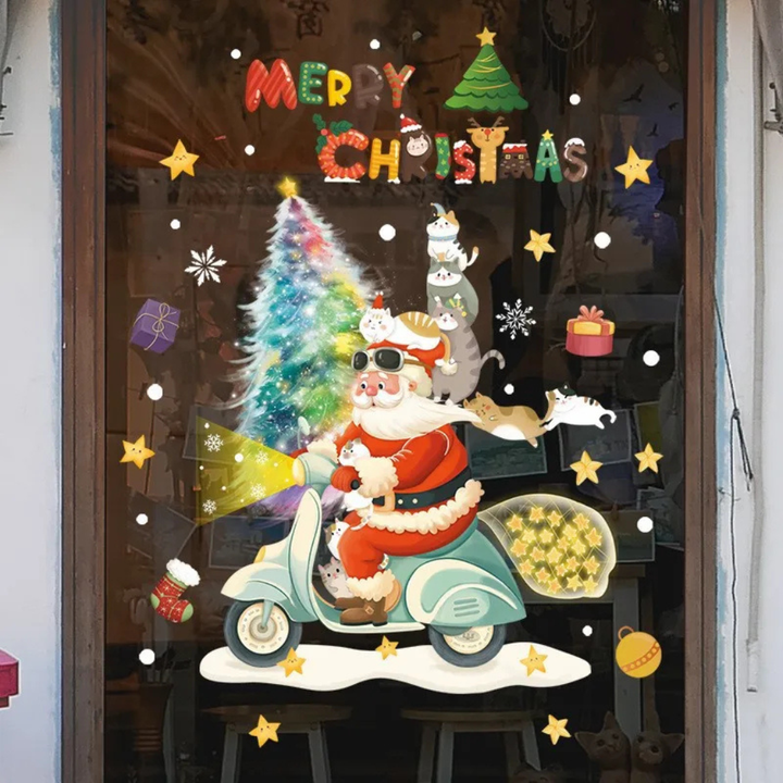 Fensteraufkleber – Weihnachtsausgabe
