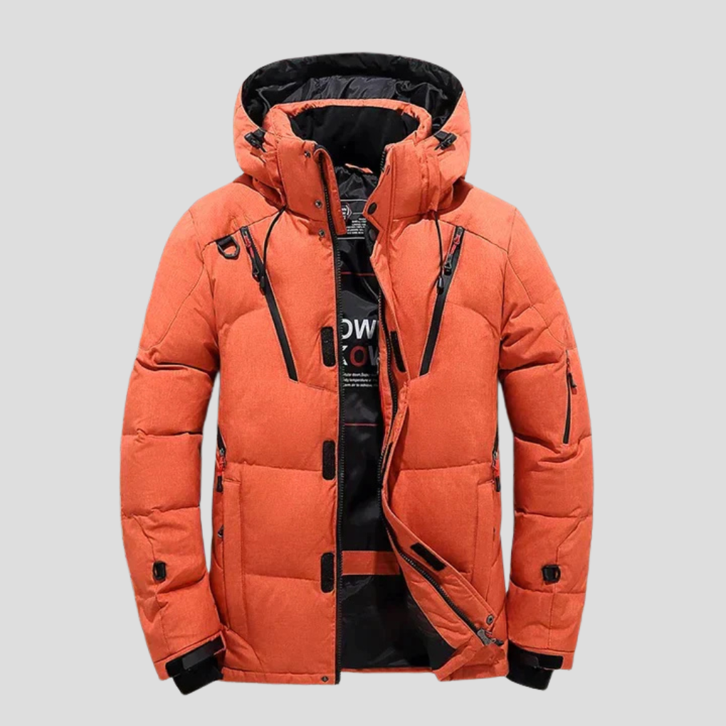 Herren Daunenjacke – Edle Isolation mit edlem Look