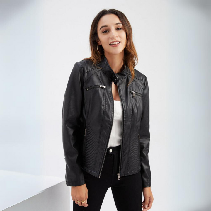 Stilvolle und einzigartige Damen-Lederjacke