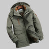 Herren-Steppjacke mit Kapuze