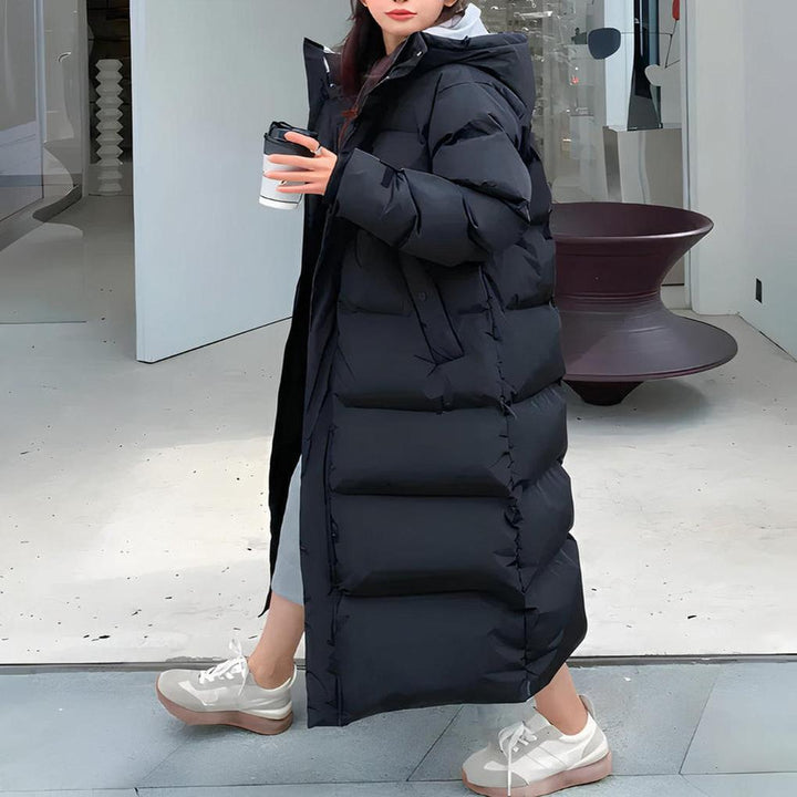 Langer Winterparka für Damen – Wetterfestes Design