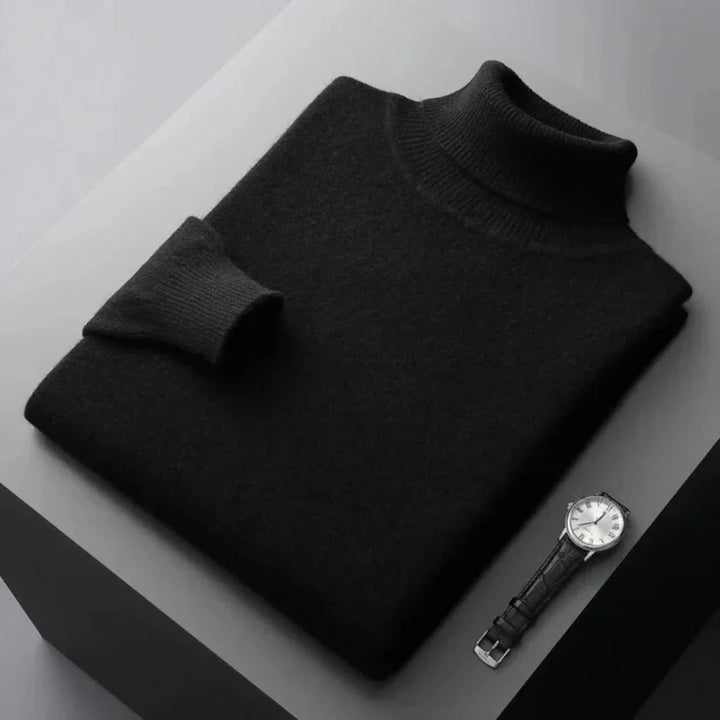 Rollkragenpullover für Herren – Eleganter Layer mit raffinierter Optik