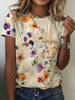 Vintage Floral T-Shirt Luftiger Komfort mit einem Retro-Twist