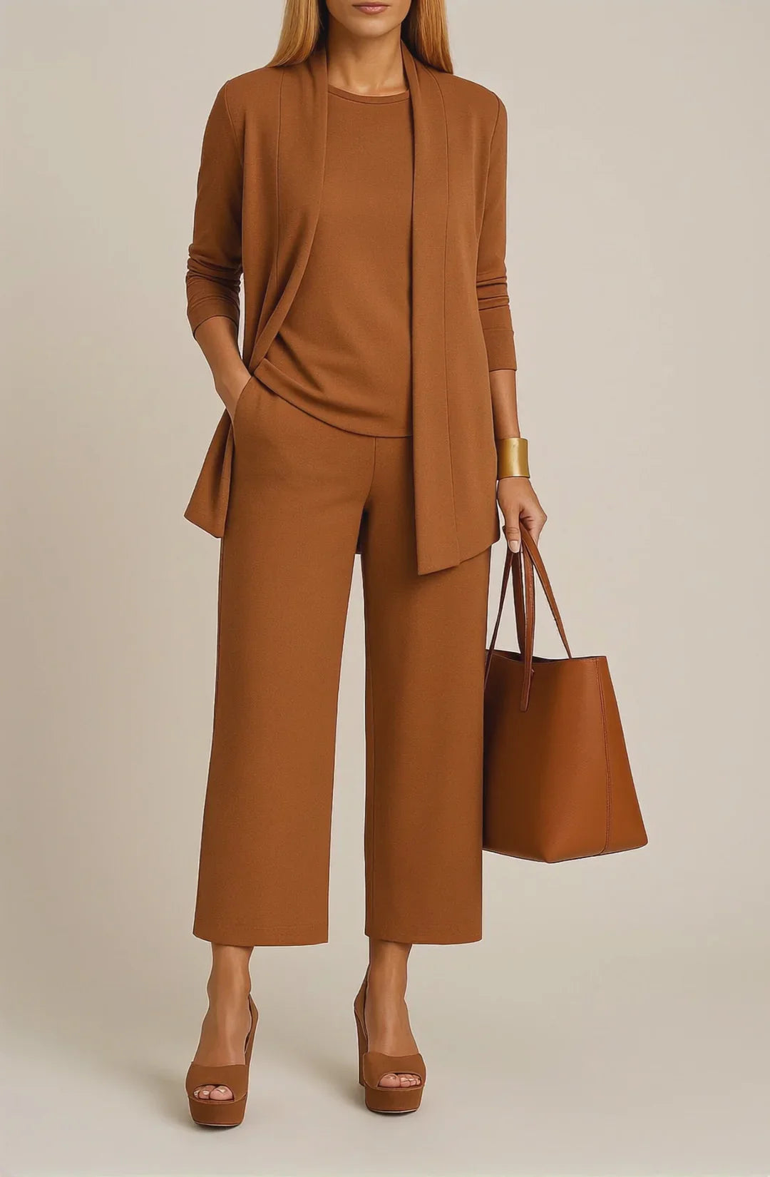 Stilvoller und raffinierter 3-teiliger Anzug