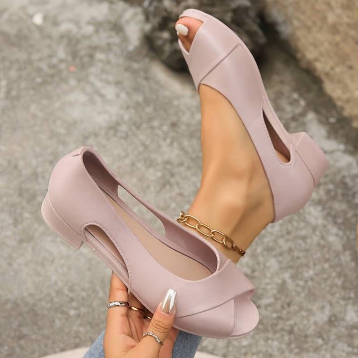 Elegante orientalische Sandalen mit T-Riemen für Damen