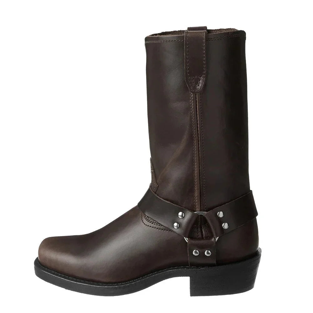 Elegante Cowboy-Stiefel für Herren – Wasserdicht