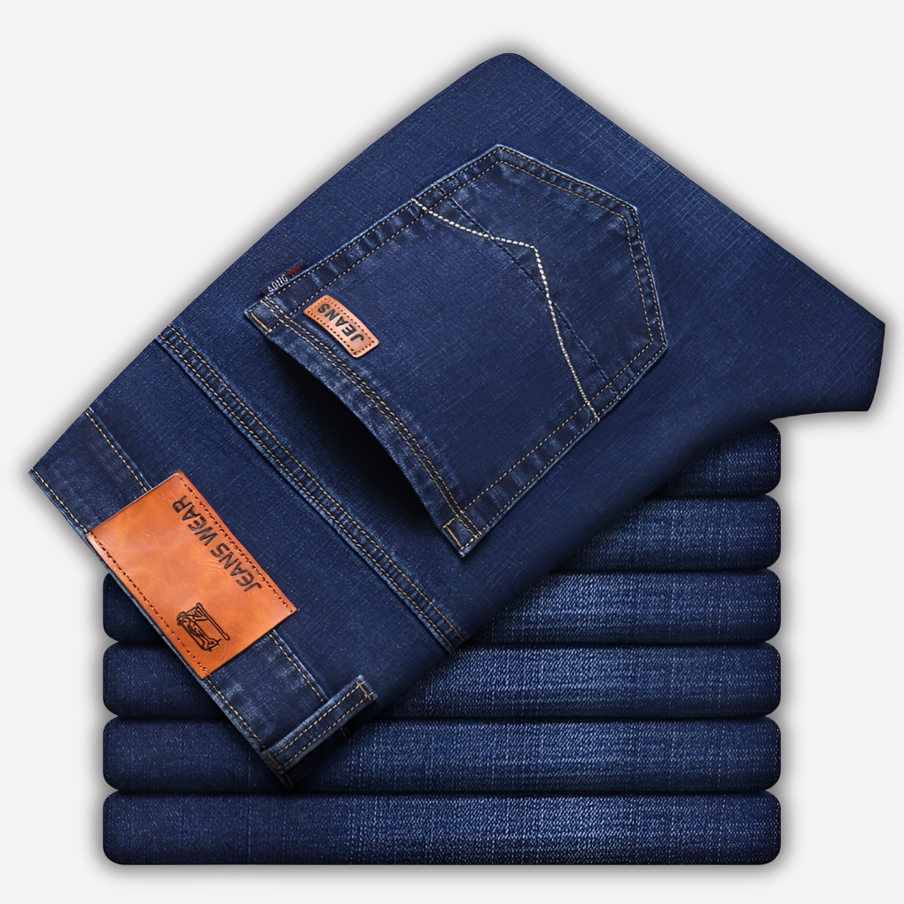 Herrenjeans mit geradem Bein