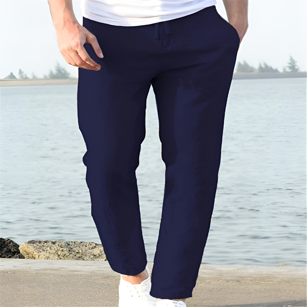 Herren Leinen Sommerhose – Lässiger Style mit luftigem Design