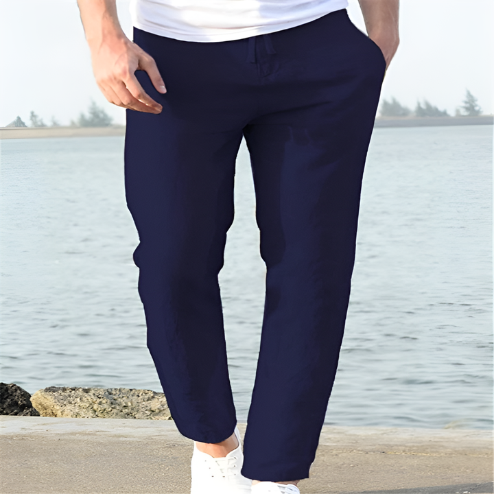 Herren Leinen Sommerhose – Lässiger Style mit luftigem Design
