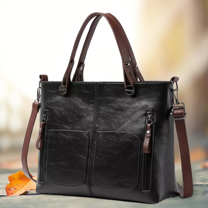 Elegante klassische Ledertasche