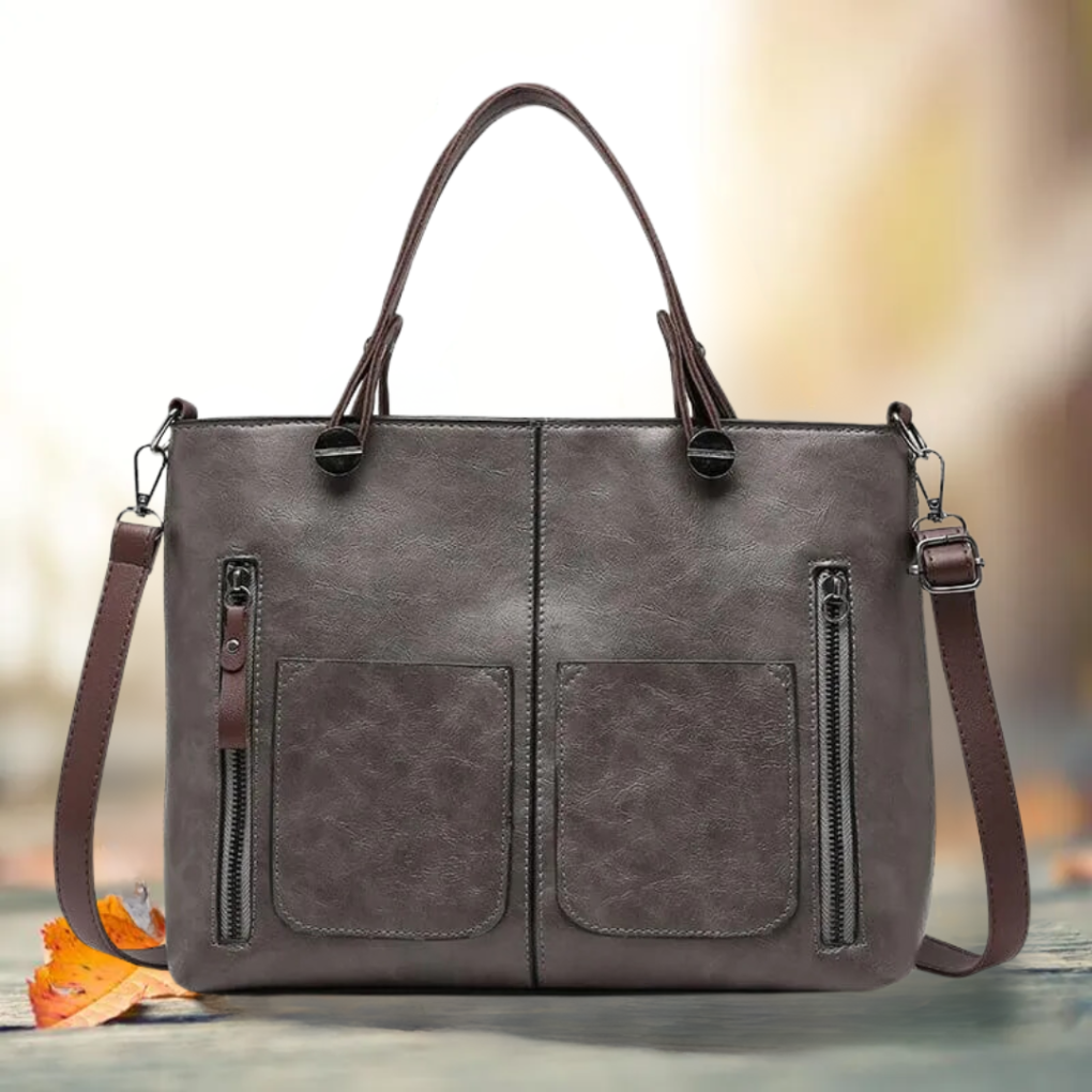 Elegante klassische Ledertasche