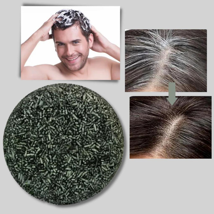 Natürlicher fester Shampoo-Riegel, 69 g – Aufhellung für weißes Haar