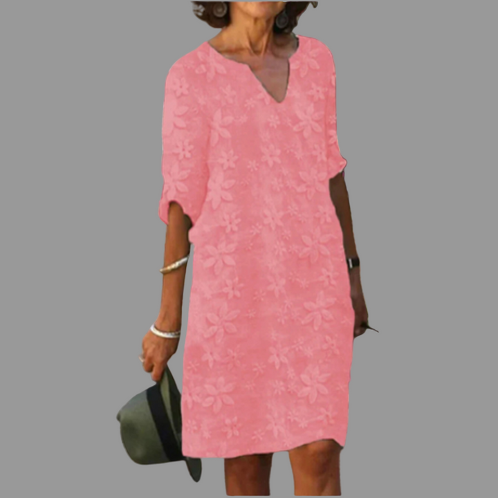 Midi-kjole for damer – Moderne stil med blomstermønster