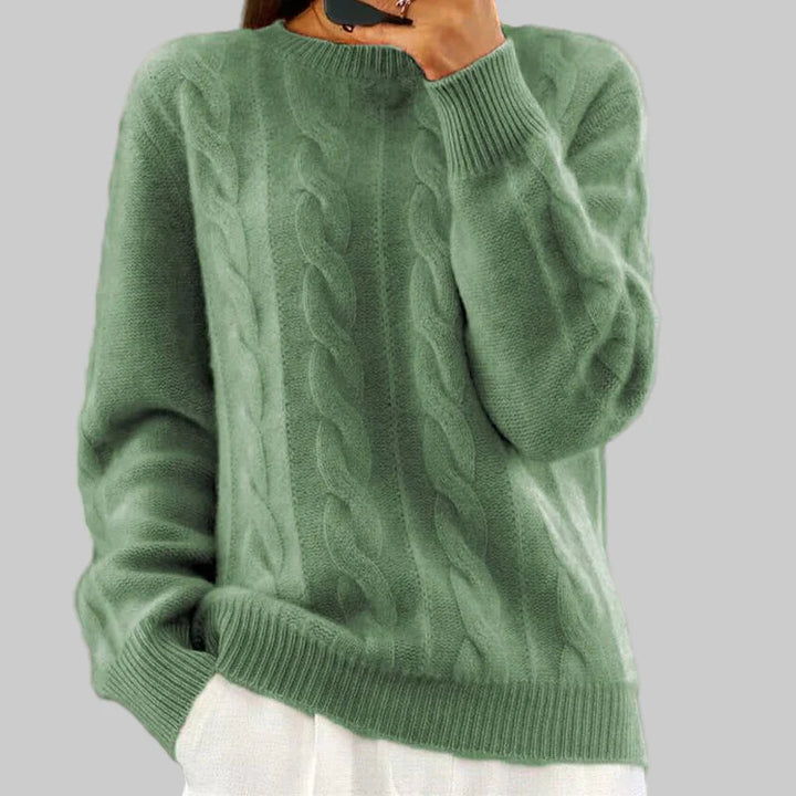 Warmer Damenstrickpullover – Gemütliches Kleidungsstück zum Drunterziehen