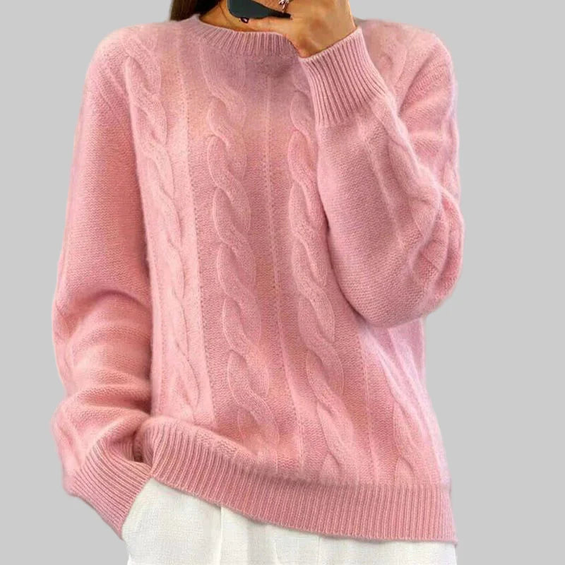 Warmer Damenstrickpullover – Gemütliches Kleidungsstück zum Drunterziehen